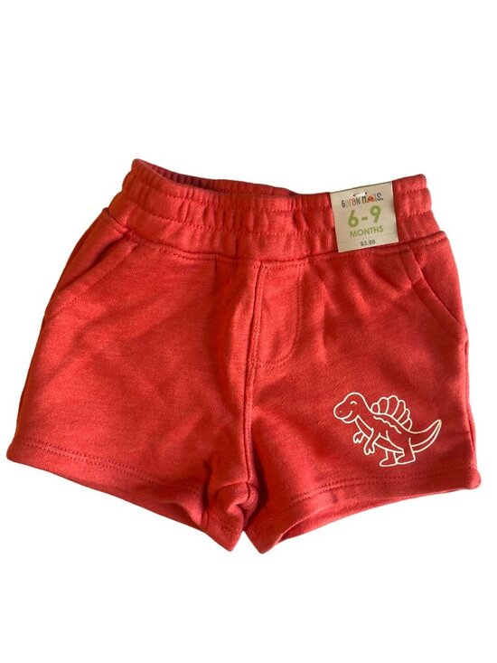 Garanimals Other - Garanimals Baby Red Dinosaur French Terry Shorts 6-9 Months